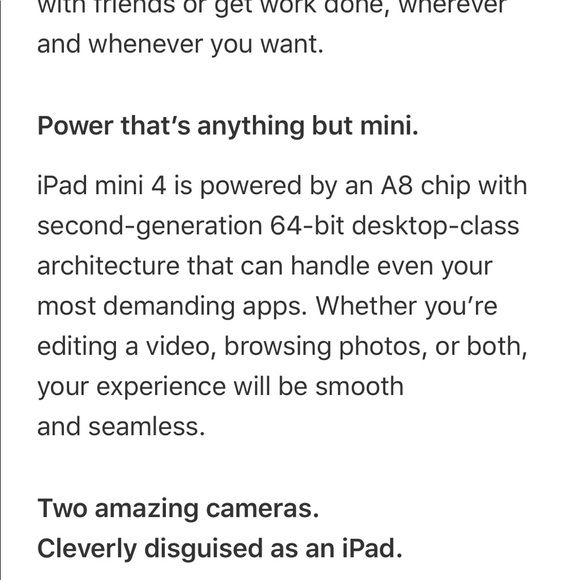 ipad mini 4 32 GB Apple wi fi wi-fi Brand New - Picture 6 of 8